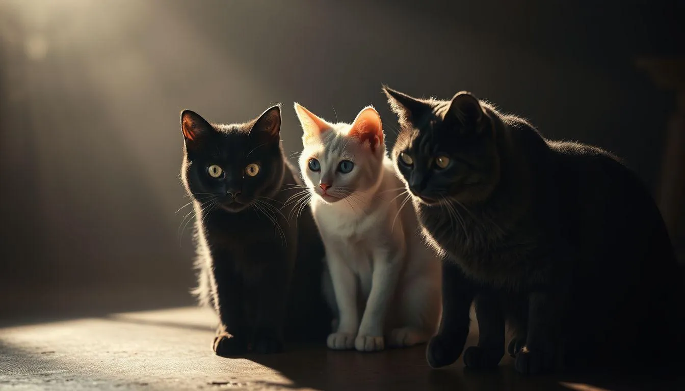 Interpretasi Berdasarkan Warna dan Jenis Kucing (c) Ilustrasi AI