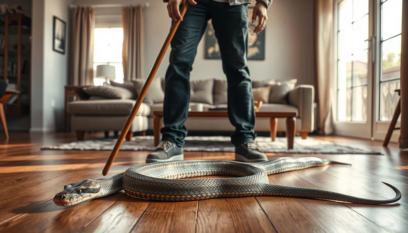 Makna Umum Mimpi Membunuh Ular di Rumah (c) Ilustrasi AI