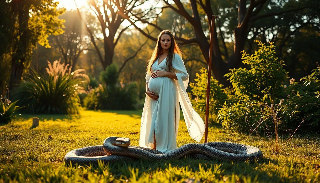 Makna Umum Mimpi Membunuh Ular Saat Hamil (c) Ilustrasi AI
