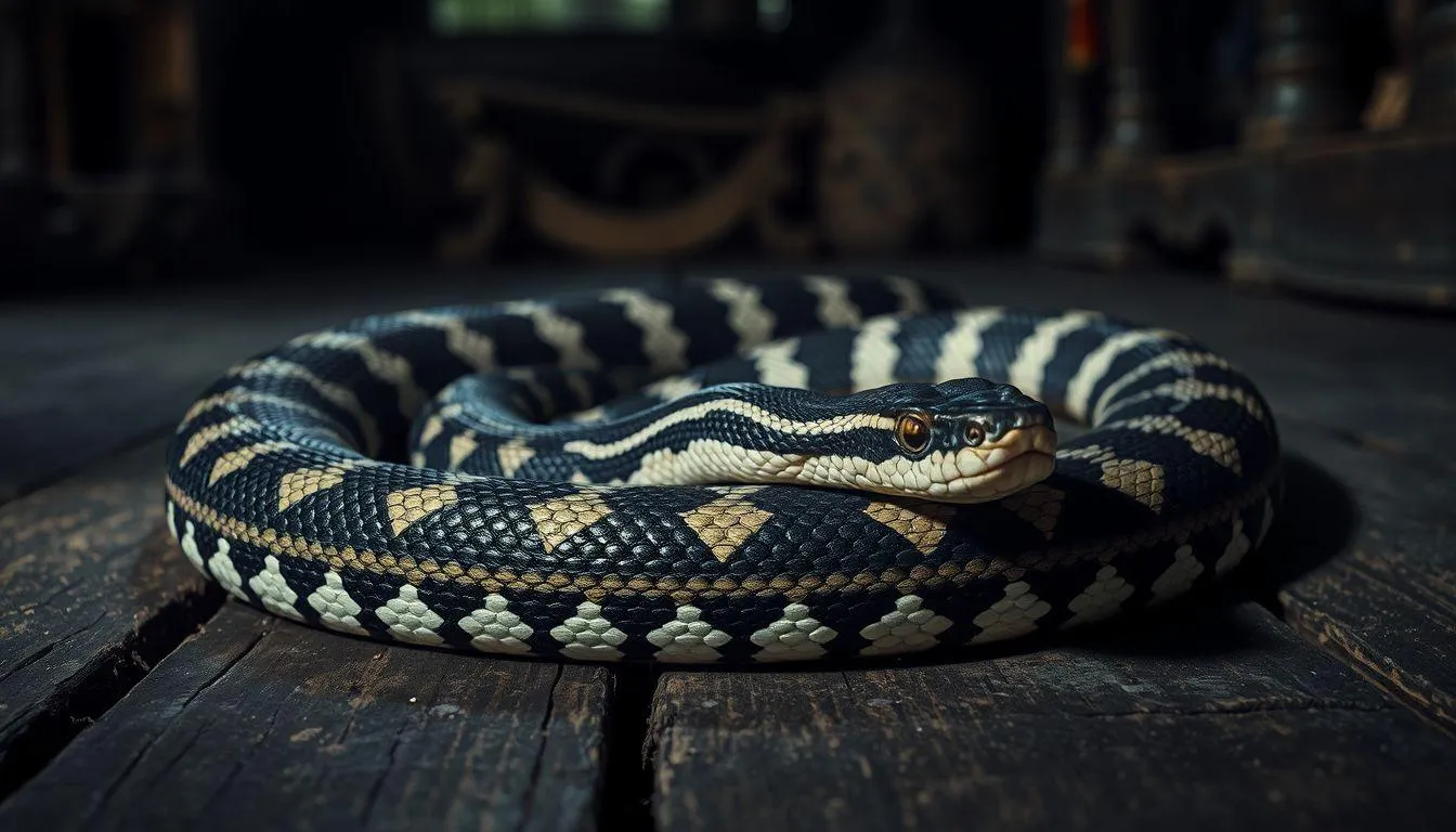 Pengertian dan Makna Dasar Arti Mimpi Membunuh Ular Weling (c) Ilustrasi AI