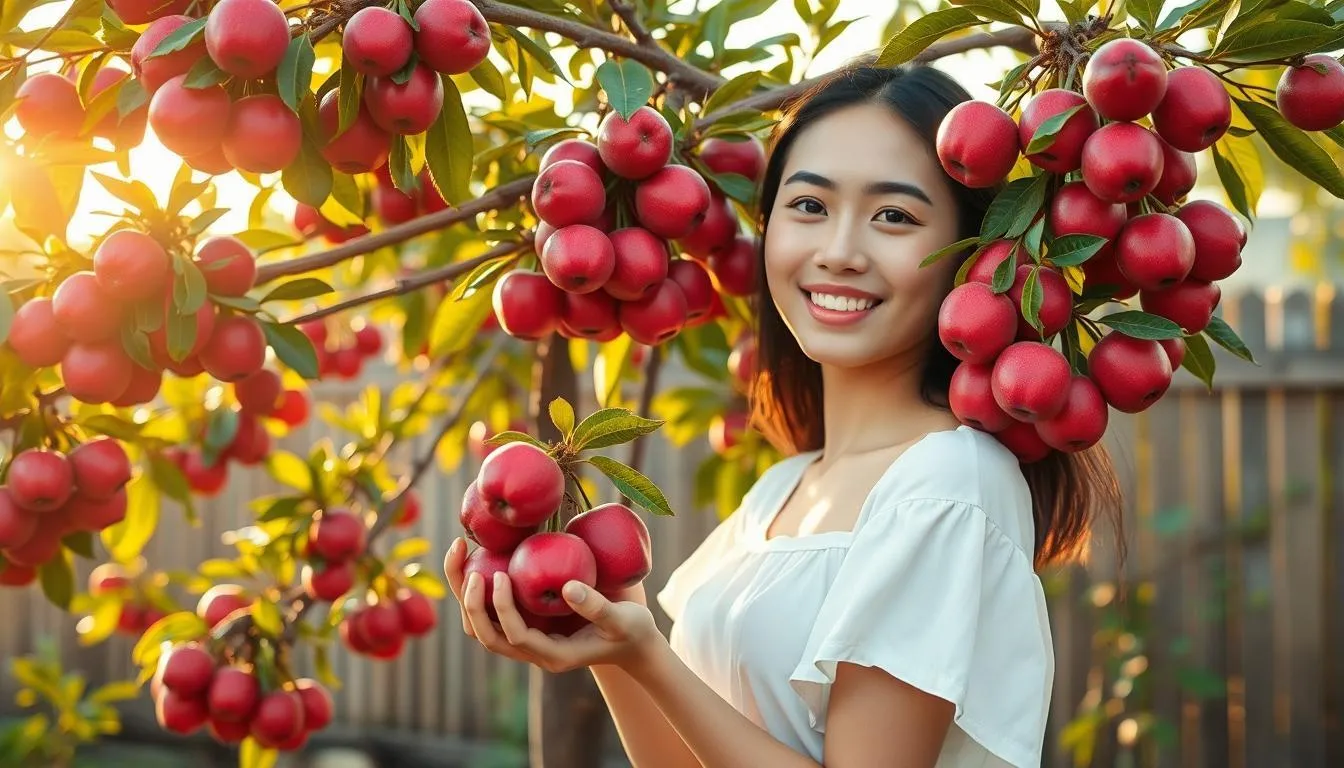 Simbolisme Buah Jambu Air dalam Mimpi (c) Ilustrasi AI