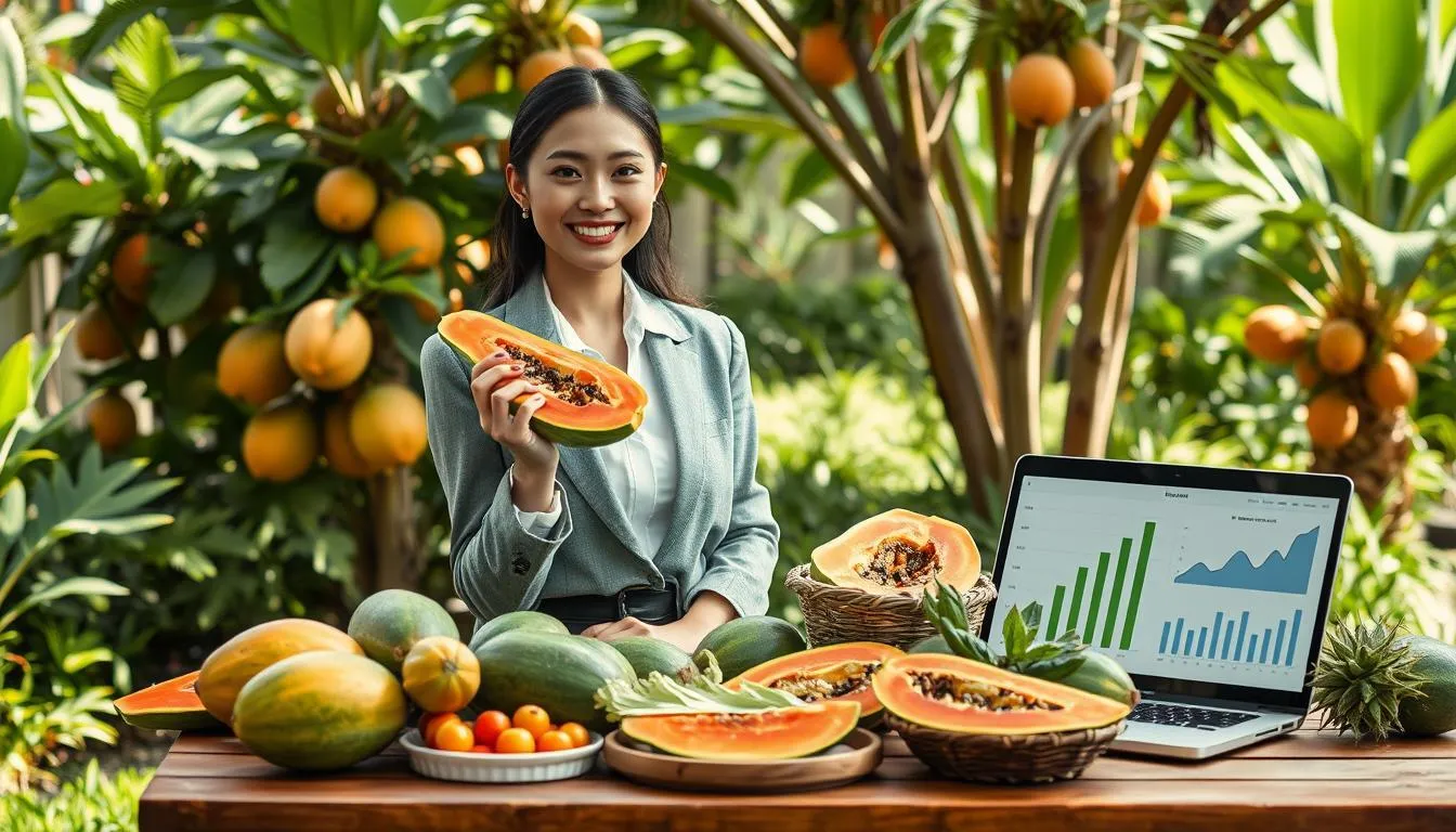 Simbolisme Buah Pepaya dalam Mimpi (c) Ilustrasi AI