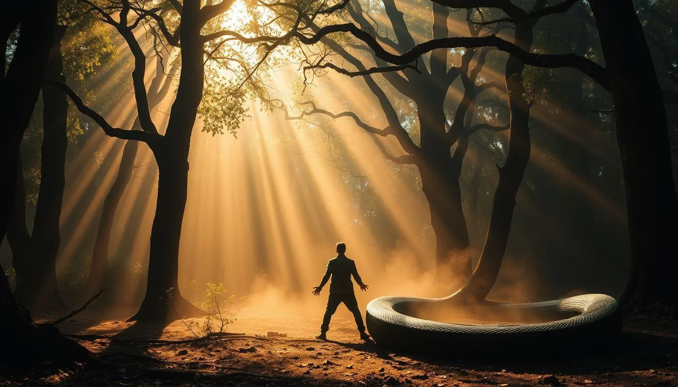 Pengertian dan Simbolisme Ular dalam Mimpi (c) Ilustrasi AI