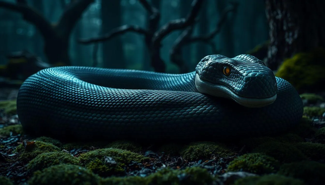 Makna Berdasarkan Jenis dan Warna Ular (c) Ilustrasi AI