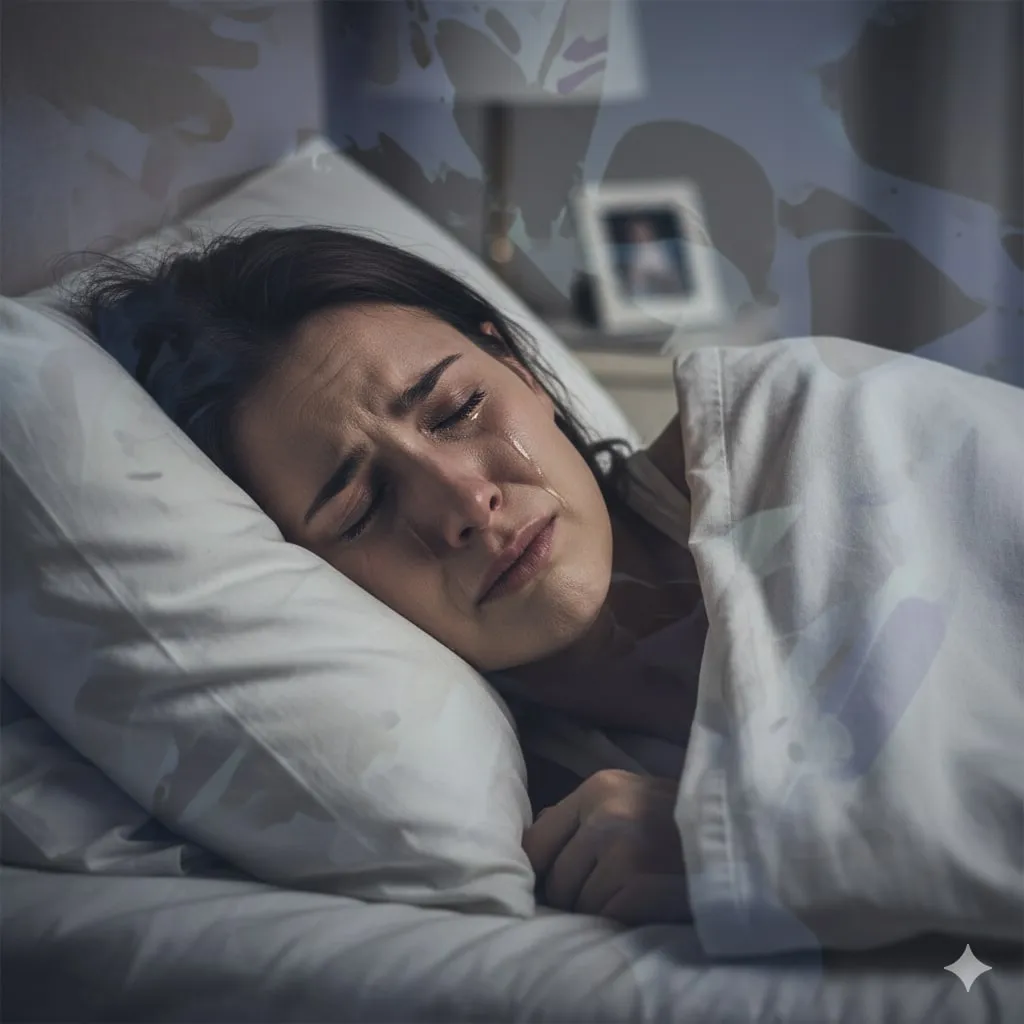 Pengertian dan Definisi Mimpi Menangis Karena Kecewa (c) Ilustrasi AI