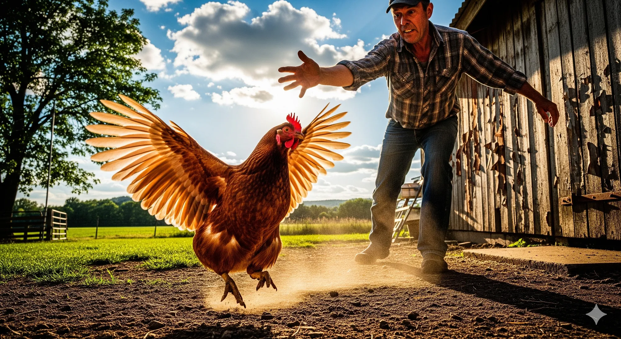Makna Spiritual di Balik Mimpi Menangkap Ayam (c) Ilustrasi AI