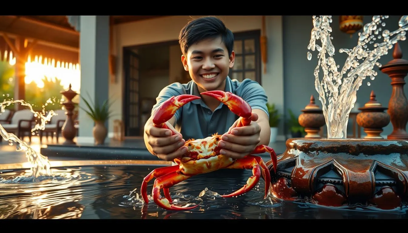 Tafsir Mimpi Menangkap Kepiting dengan Tangan Menurut Primbon Jawa (c) Ilustrasi AI