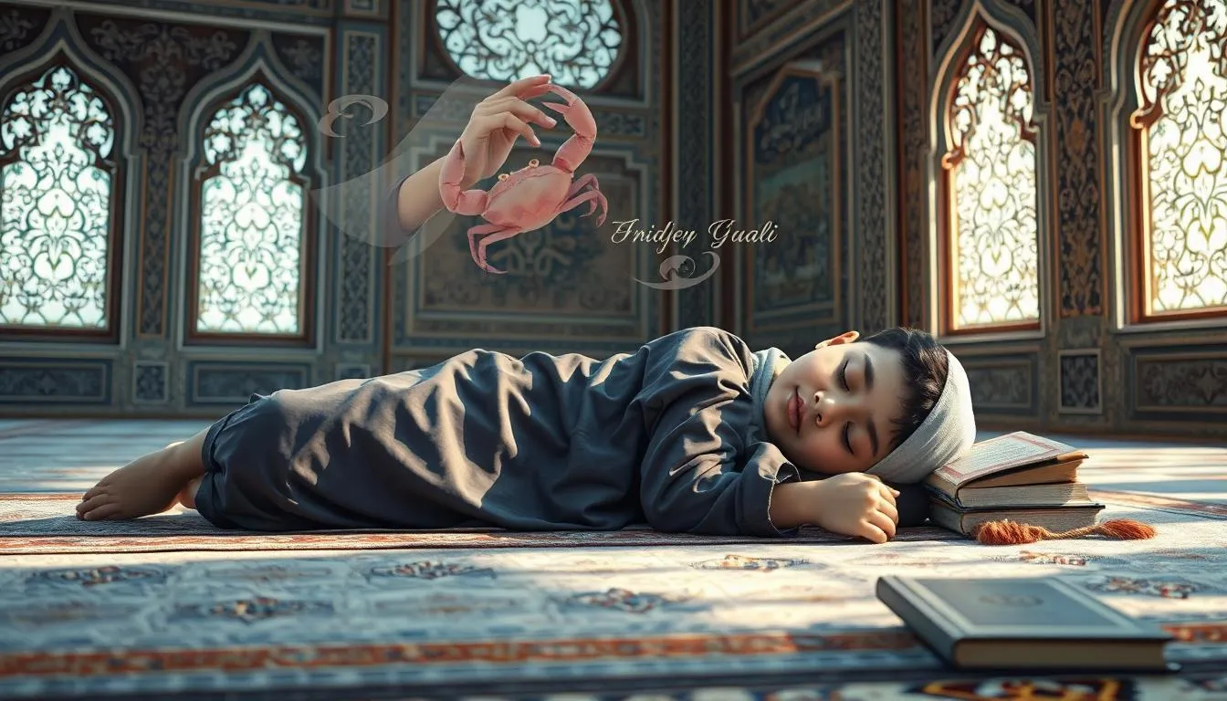 Makna Mimpi Menangkap Kepiting dengan Tangan Menurut Islam (c) Ilustrasi AI