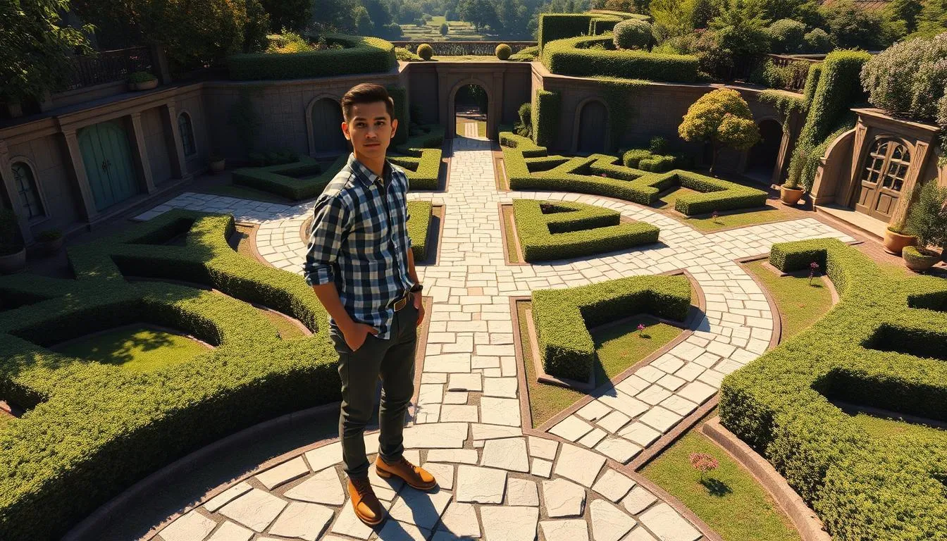 Pengertian dan Makna Umum Mimpi Mencari Jalan Keluar (c) Ilustrasi AI