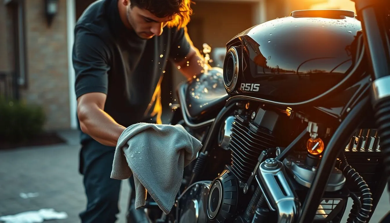 Tafsir Mimpi Mencuci Motor Menurut Psikologi (c) Ilustrasi AI