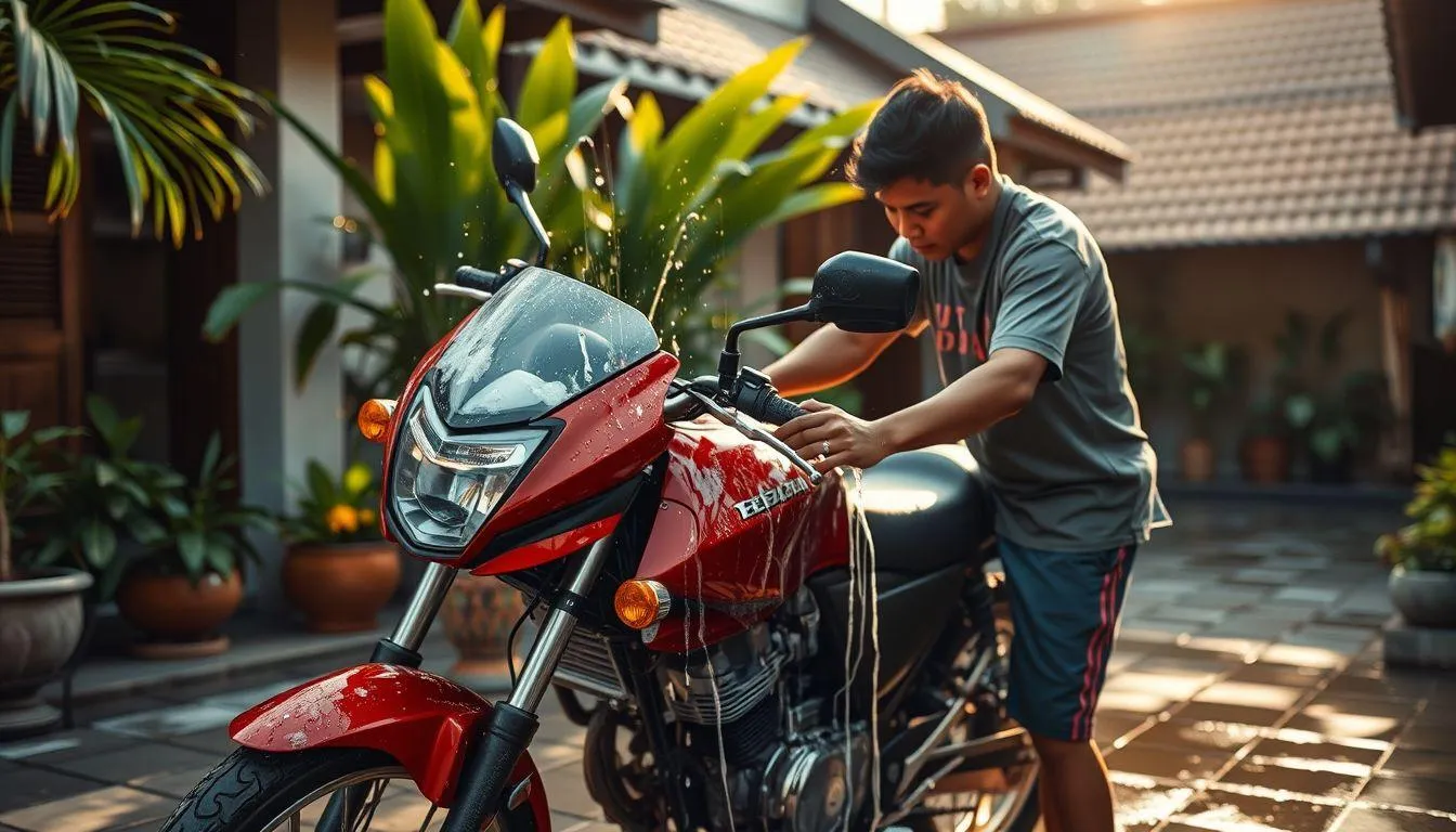 Arti Mimpi Mencuci Motor dalam Primbon Jawa (c) Ilustrasi AI