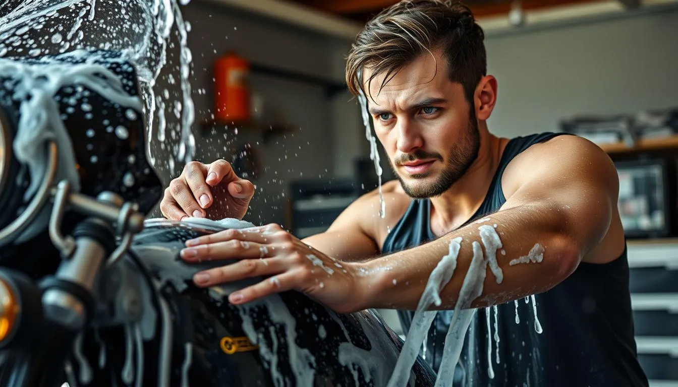 FAQ tentang Arti Mimpi Mencuci Motor (c) Ilustrasi AI