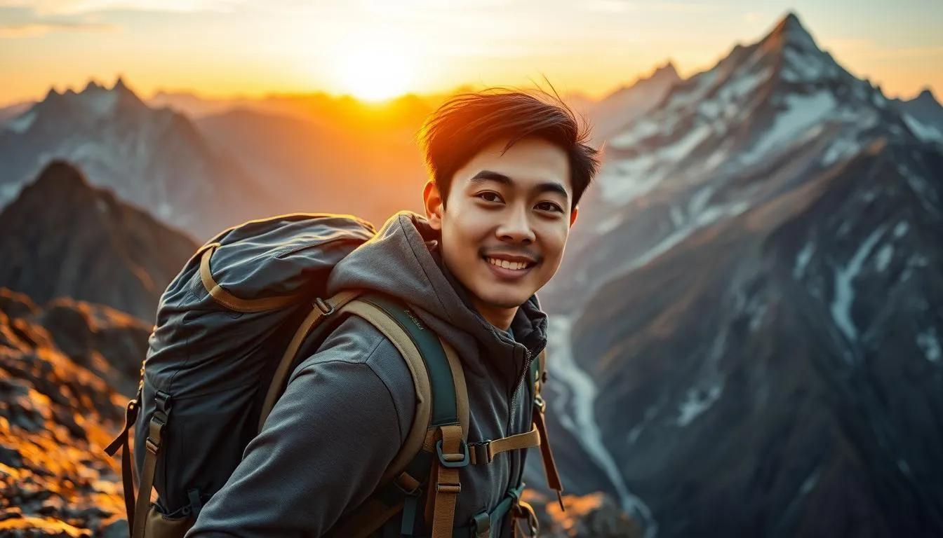 Definisi dan Makna Umum Mimpi Mendaki Gunung (c) Ilustrasi AI