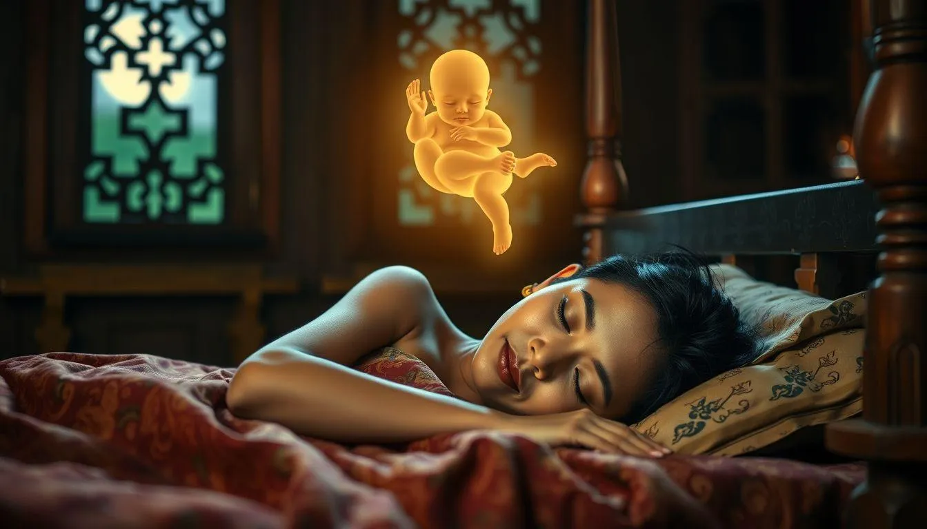 Tafsir Primbon Jawa tentang Mimpi Mendengar Tangisan Bayi (c) Ilustrasi AI