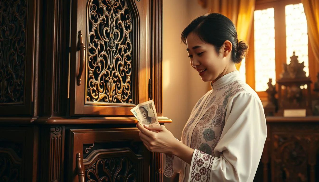 Perspektif Primbon Jawa tentang Mimpi Uang di Lemari (c) Ilustrasi AI