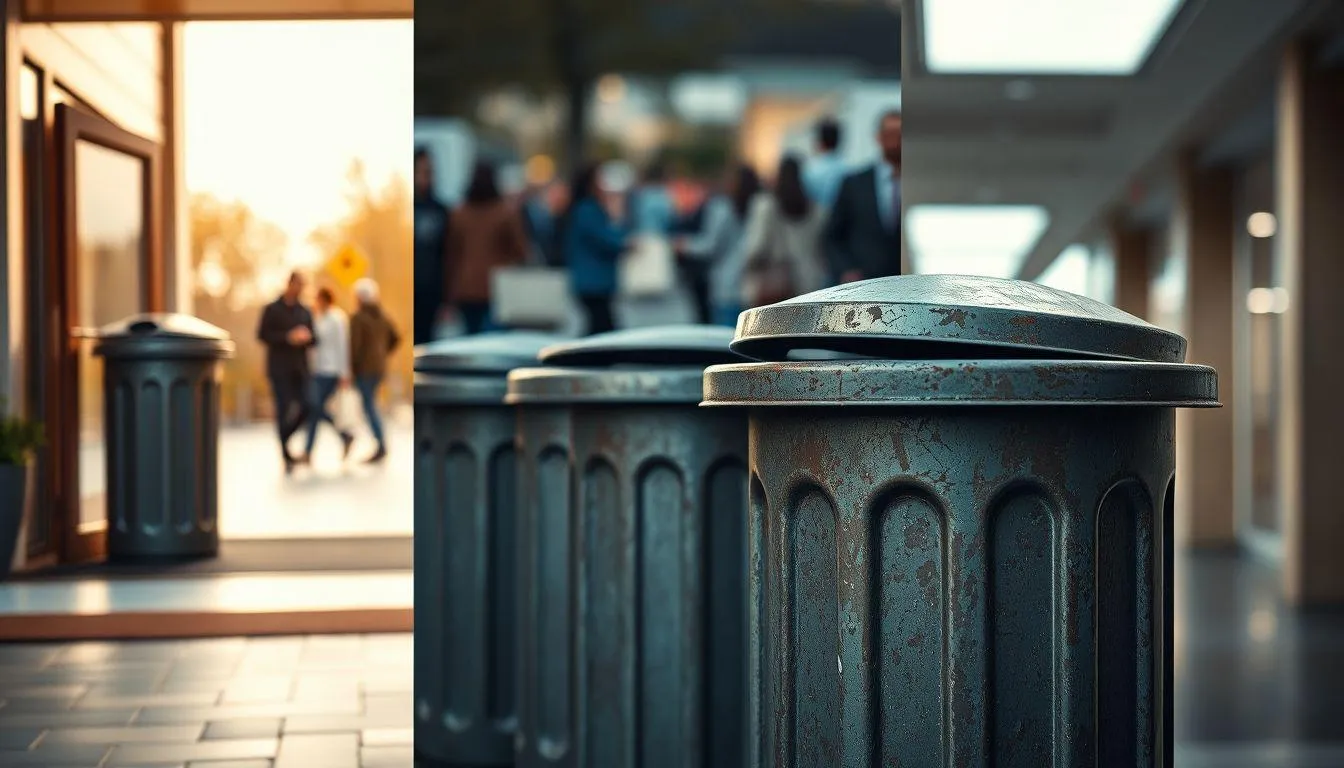 Interpretasi Berdasarkan Lokasi Spesifik Tempat Sampah (c) Ilustrasi AI