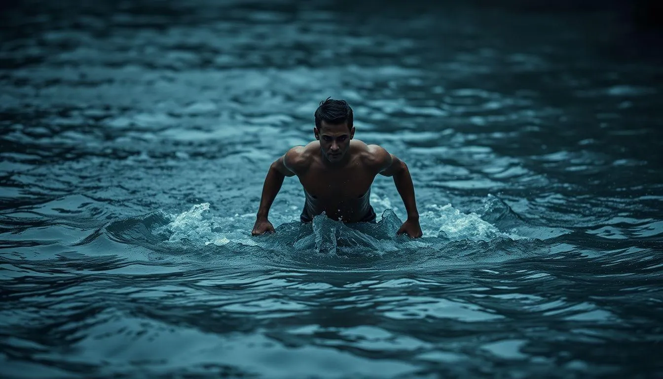 Tafsir Psikologis Mimpi Menerjang Banjir Air Keruh (c) Ilustrasi AI