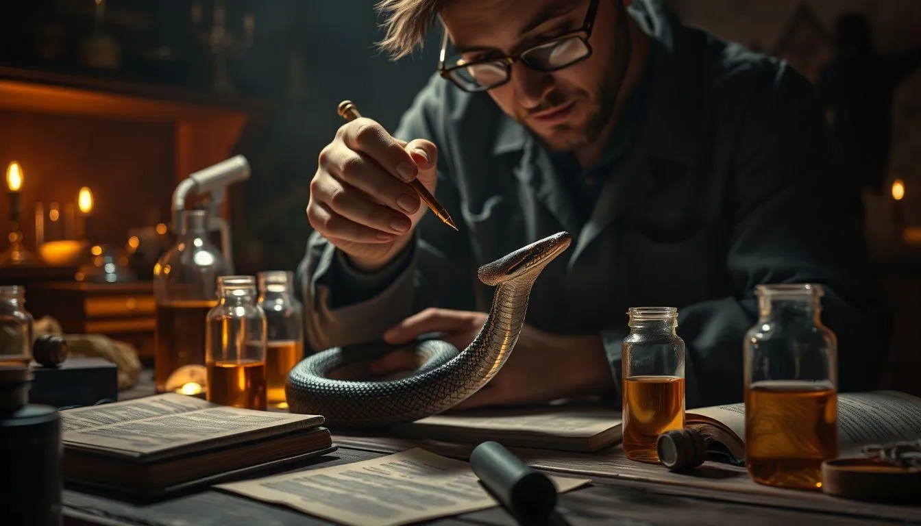 Simbolisme Bisa Ular dalam Dunia Mimpi (c) Ilustrasi AI