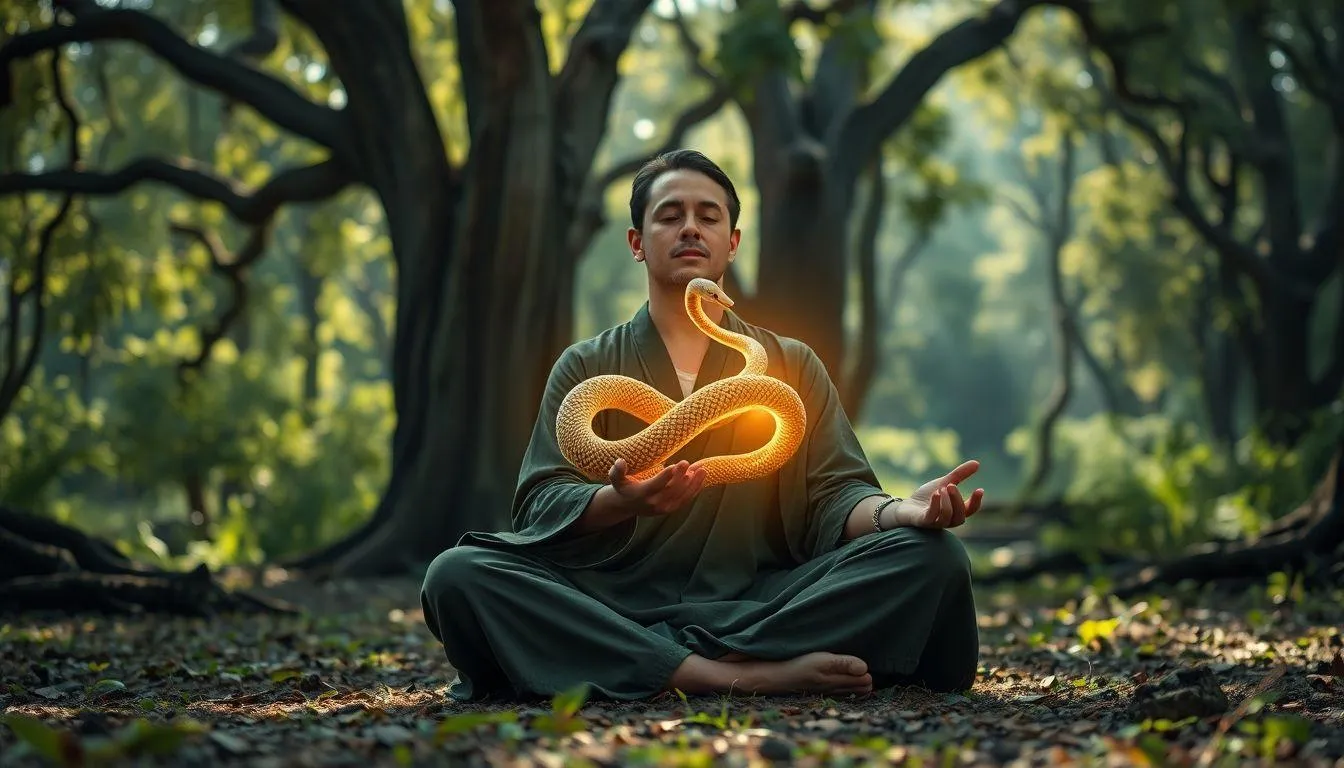 Pesan dan Pelajaran dari Mimpi Mengambil Bisa Ular (c) Ilustrasi AI