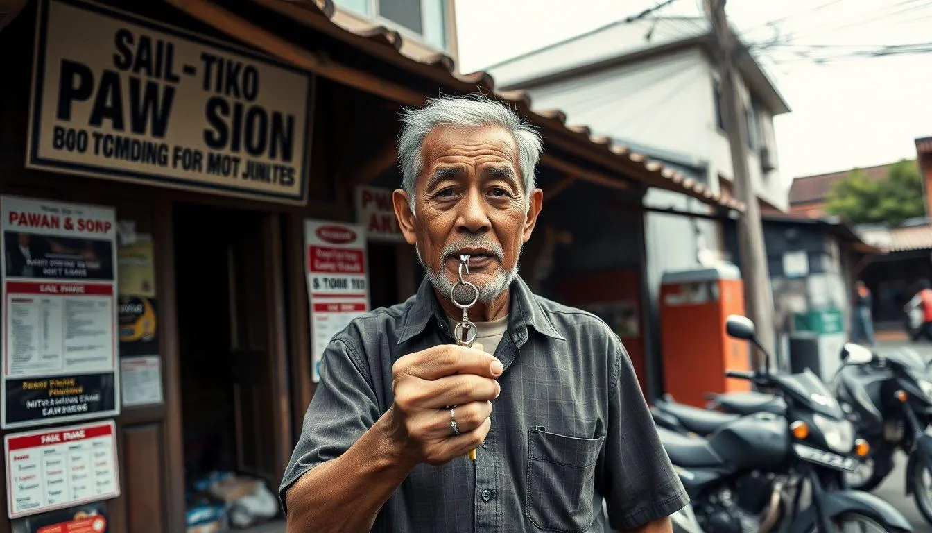 Jenis-Jenis Mimpi Menggadaikan Motor dan Maknanya (c) Ilustrasi AI