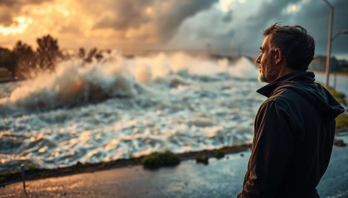 Tafsir Mimpi Menghindari Banjir dari Sudut Pandang Psikologi (c) Ilustrasi AI