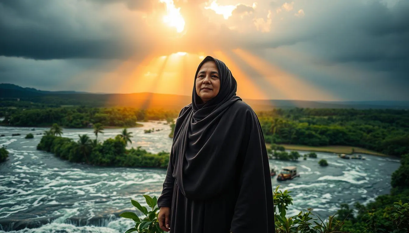 Makna Spiritual dan Religius Mimpi Menghindari Banjir (c) Ilustrasi AI