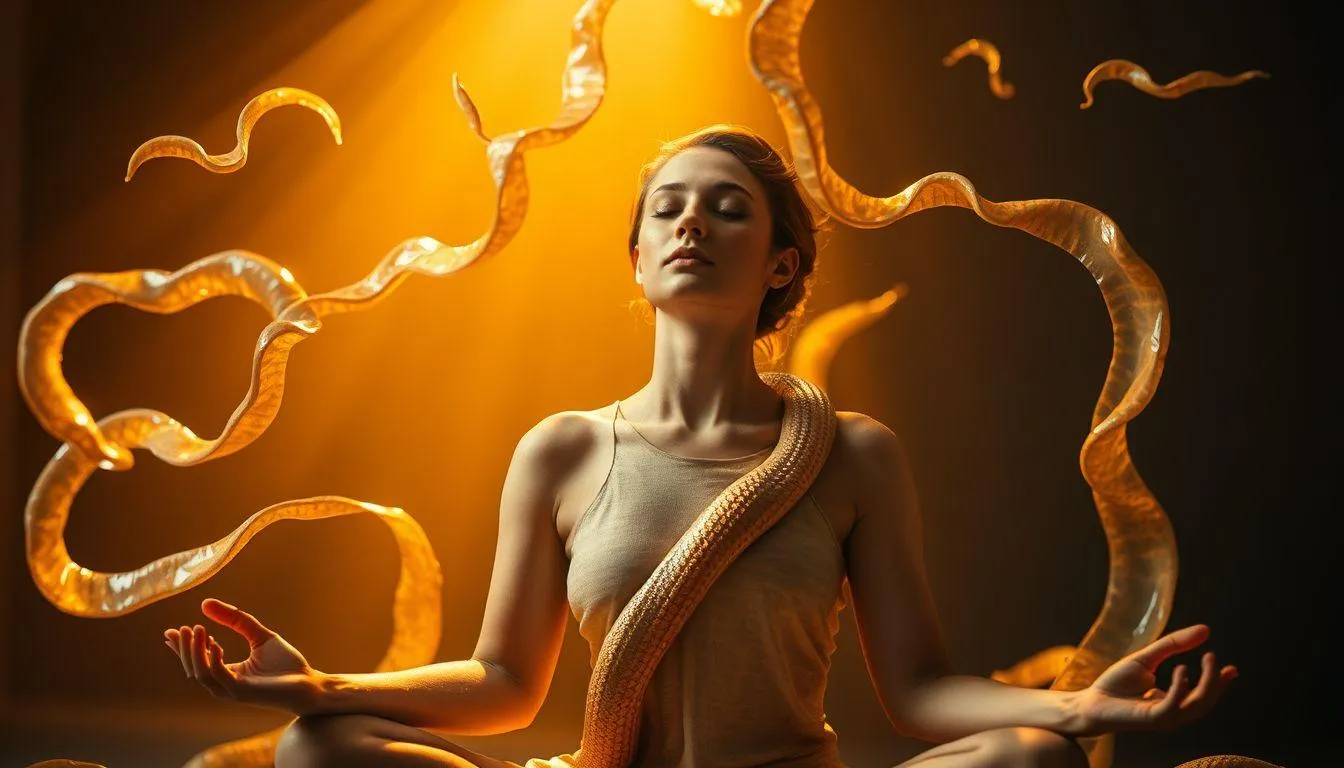 Makna Psikologis Mimpi Menguliti Ular (c) Ilustrasi AI