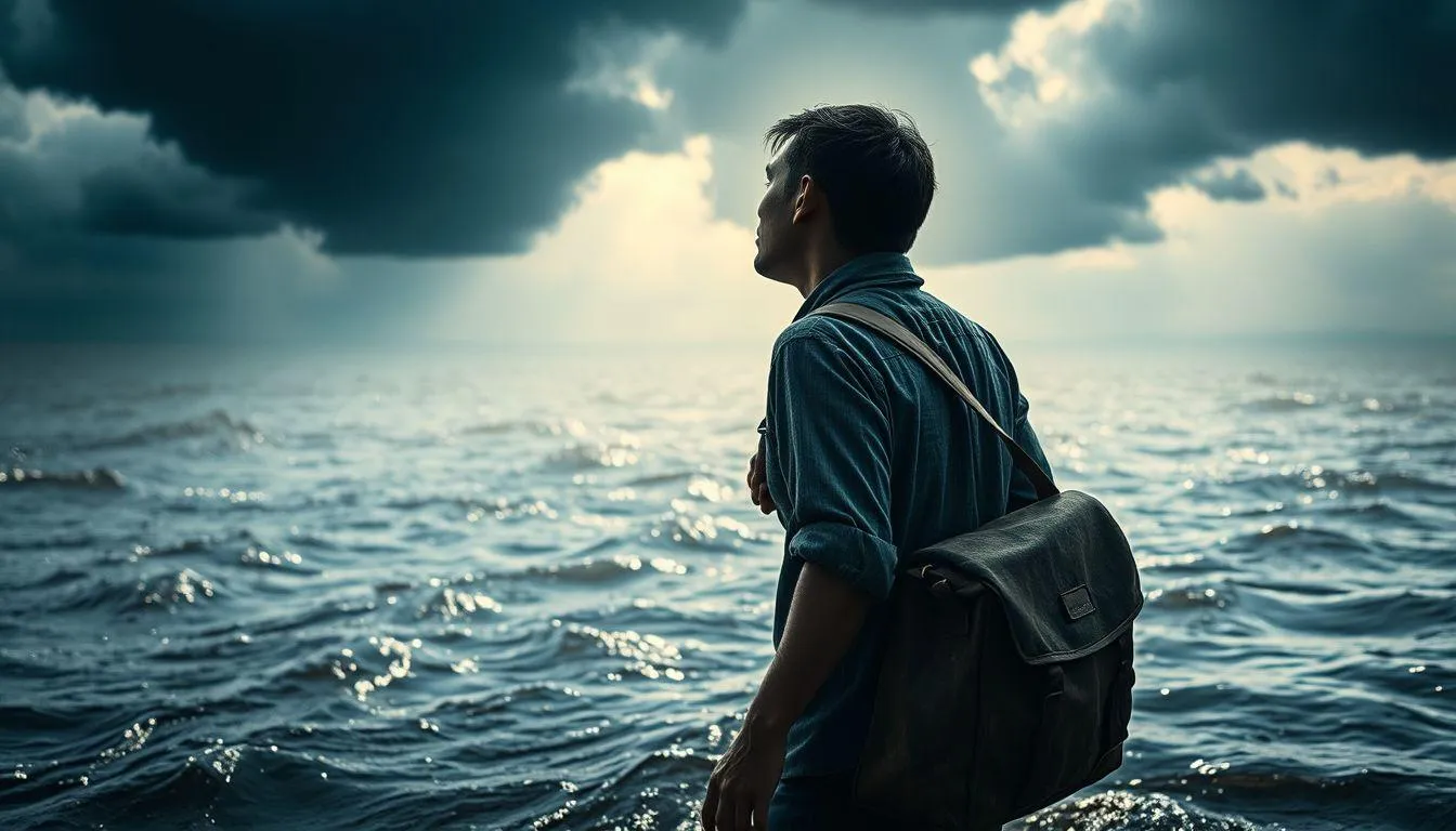 Makna Spiritual dan Psikologis Mimpi Mengungsi Karena Banjir (c) Ilustrasi AI