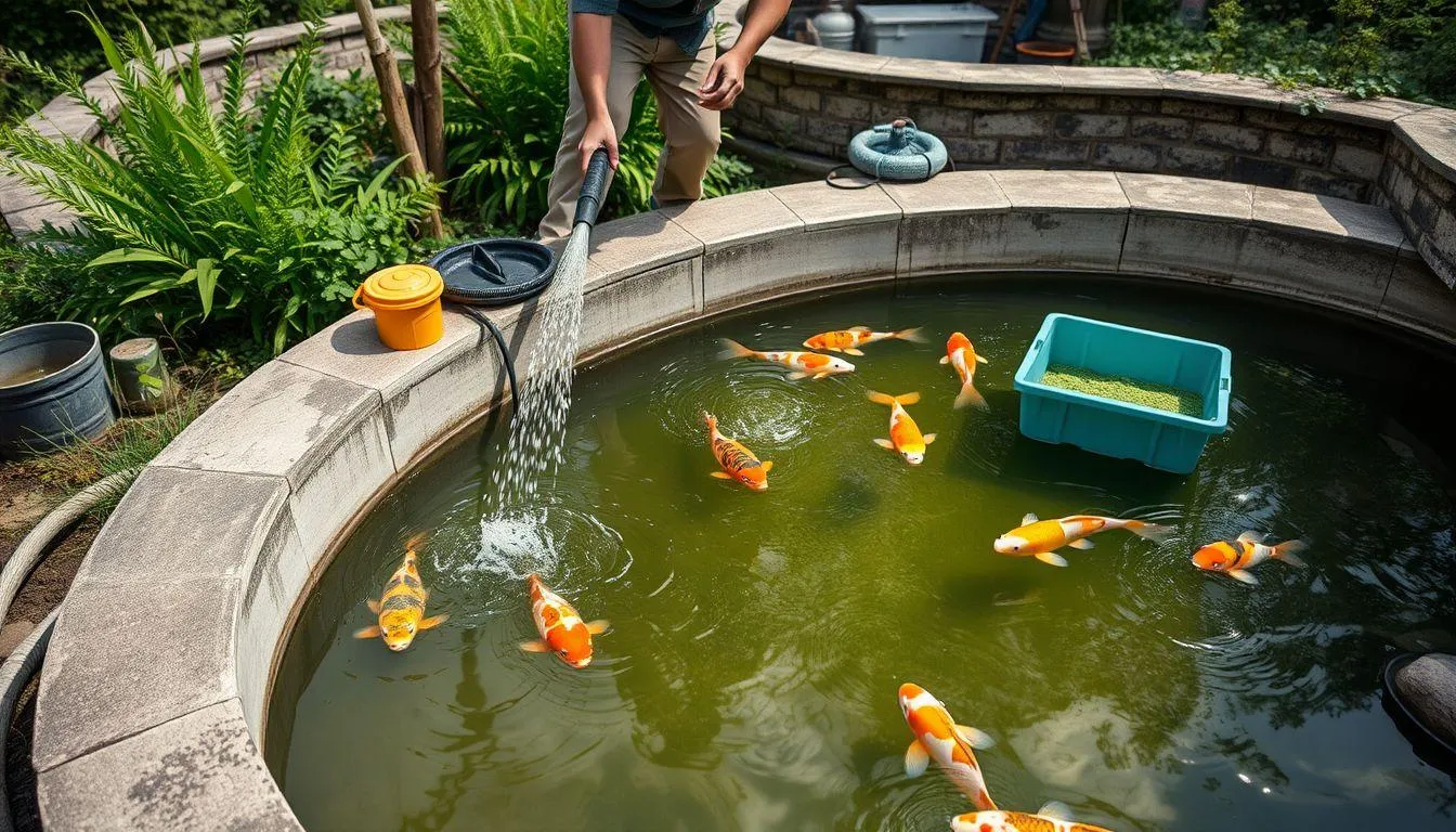 Pengertian dan Definisi Mimpi Menguras Kolam Ikan (c) Ilustrasi AI