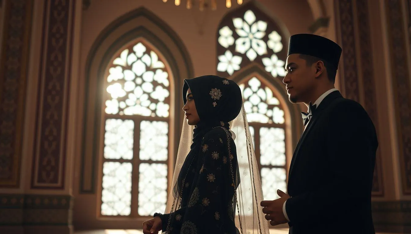 Tafsir Mimpi Menikah Pakai Baju Hitam Menurut Islam (c) Ilustrasi AI