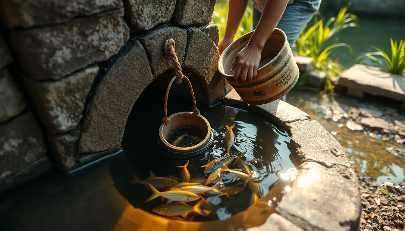 Makna Mimpi Menimba Air di Sumur Dapat Ikan dalam Primbon Jawa (c) Ilustrasi AI