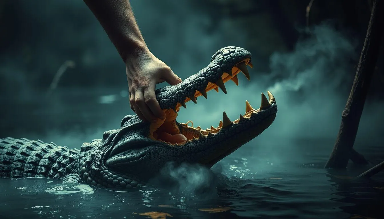 Simbolisme Buaya dalam Dunia Mimpi (c) Ilustrasi AI