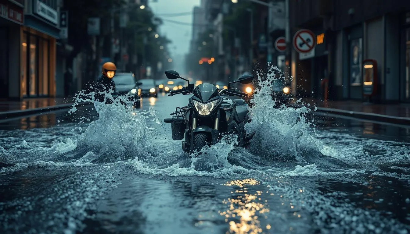 Berbagai Tafsir Mimpi Motor Hanyut (c) Ilustrasi AI