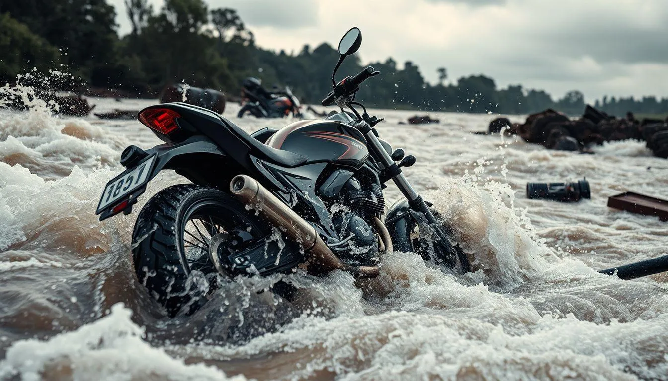 Variasi Mimpi Motor Hanyut dan Maknanya (c) Ilustrasi AI