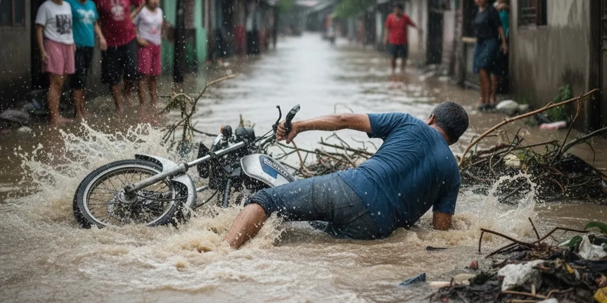 Tafsir Mimpi Motor Hanyut Menurut Berbagai Perspektif (c) Ilustrasi AI