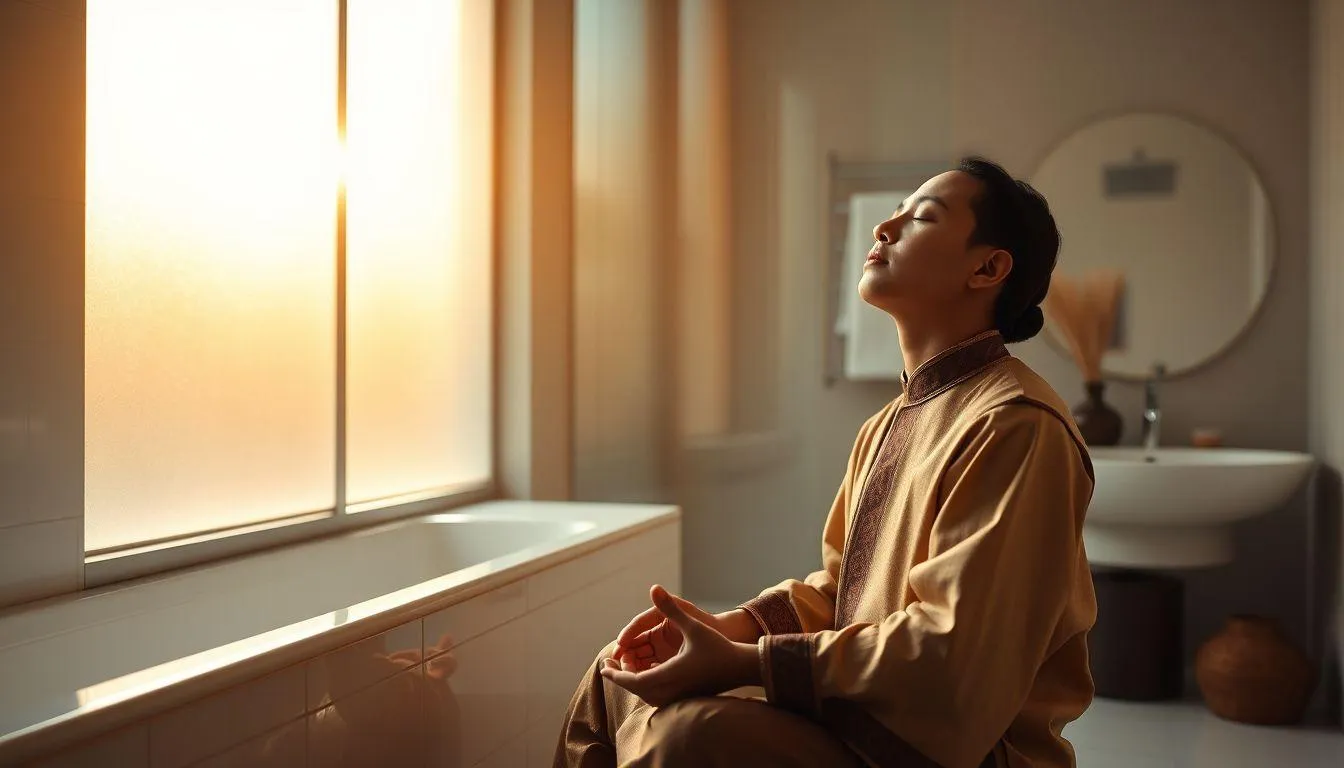 Interpretasi Mimpi Muntah di Kamar Mandi Menurut Primbon Jawa (c) Ilustrasi AI