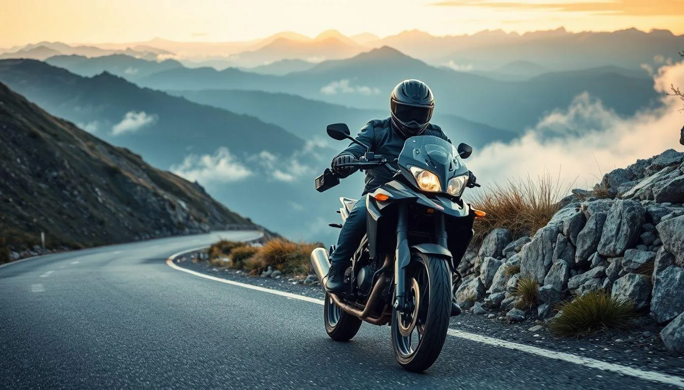 Makna Umum Mimpi Naik Gunung Pakai Motor (c) Ilustrasi AI