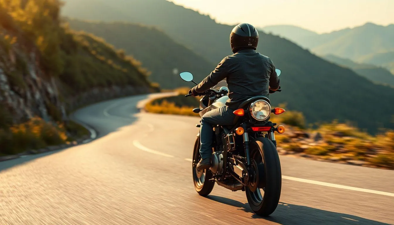 Pengertian dan Makna Dasar Mimpi Naik Motor di Turunan (c) Ilustrasi AI