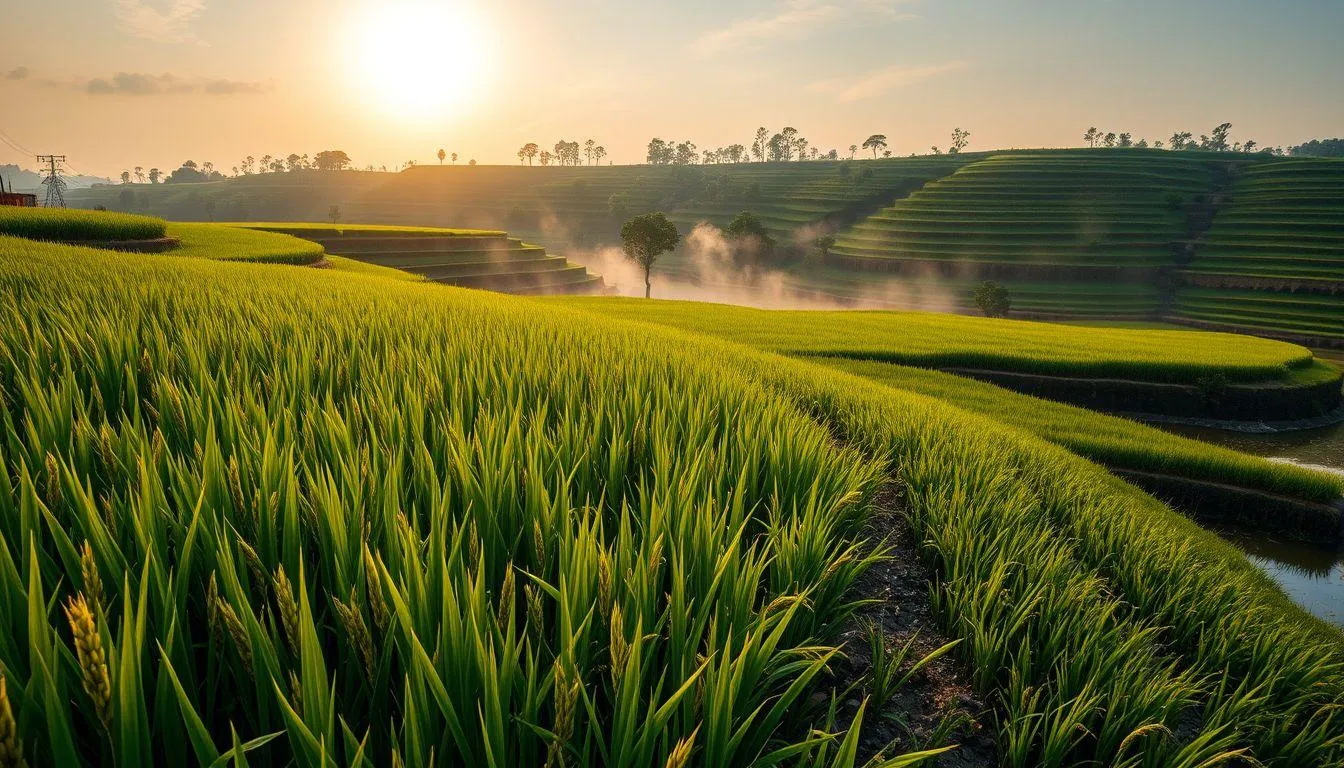 Tafsir Berdasarkan Kondisi Sawah (c) Ilustrasi AI