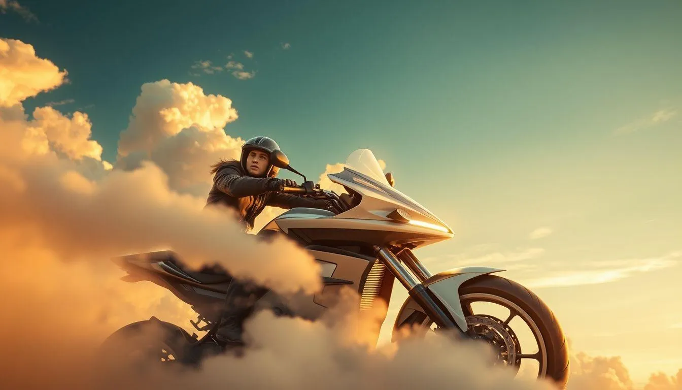 Makna Simbolis Motor Terbang dalam Mimpi (c) Ilustrasi AI