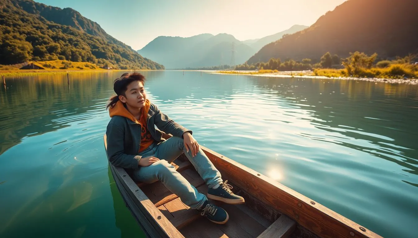 Penyebab Munculnya Mimpi Naik Perahu Kecil di Sungai (c) Ilustrasi AI