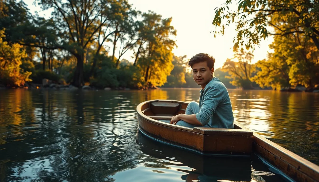 Tips Menyikapi Mimpi Naik Perahu Kecil di Sungai (c) Ilustrasi AI