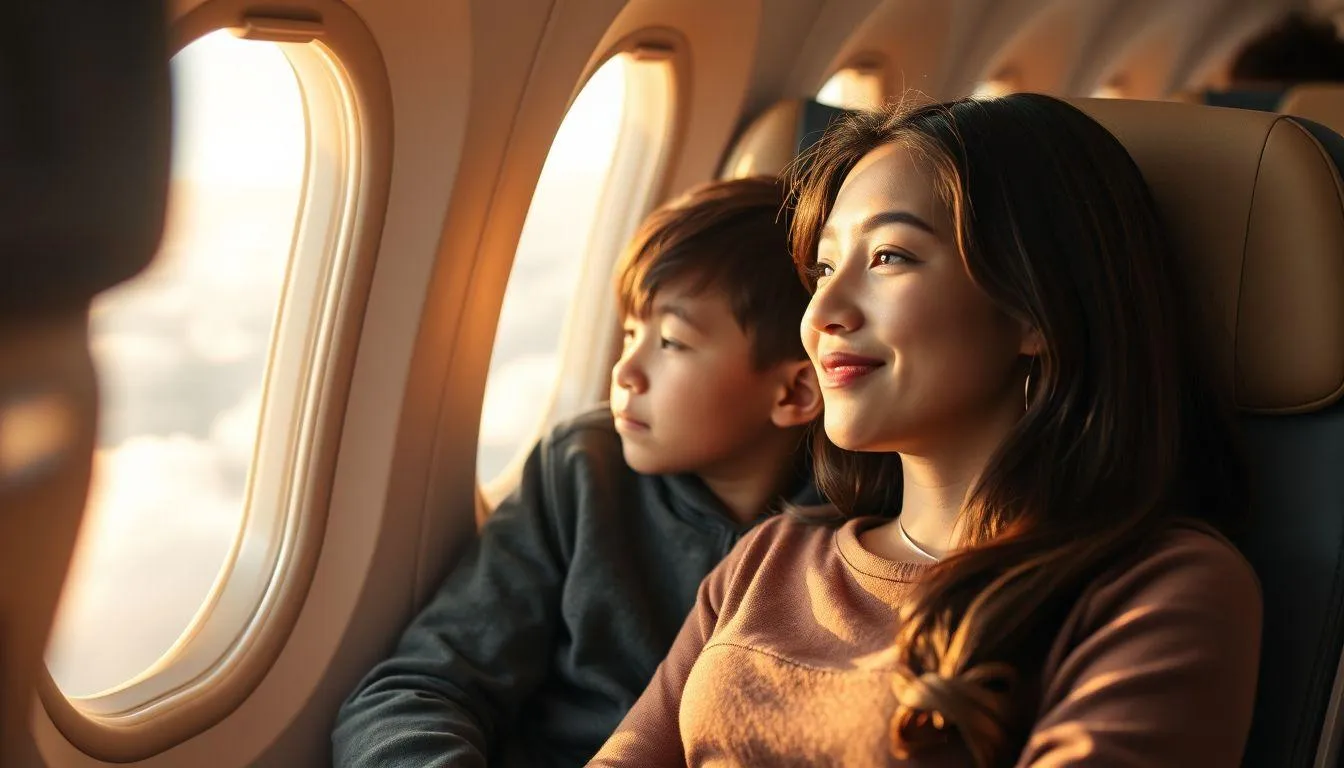 Tips Menyikapi dan Memanfaatkan Mimpi Naik Pesawat Bersama Anak (c) Ilustrasi AI