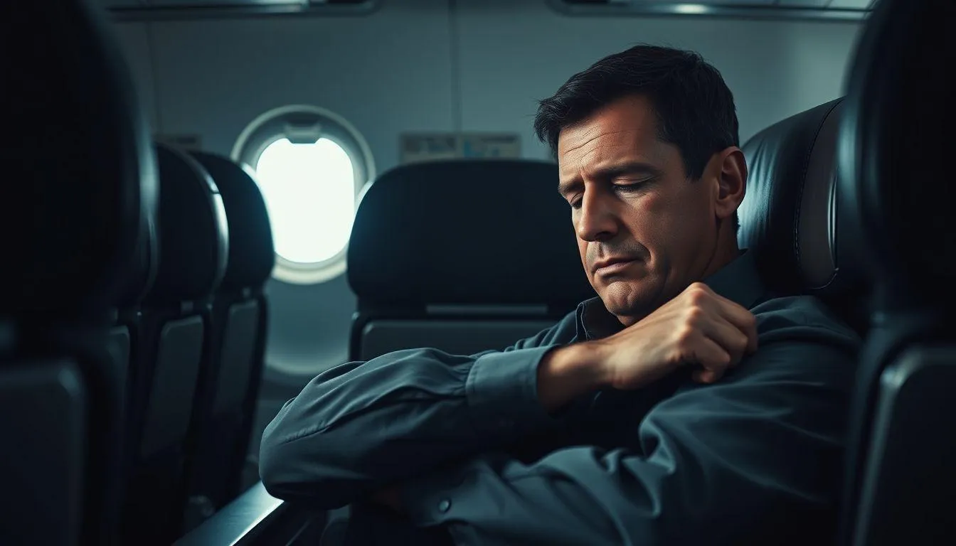 Interpretasi Psikologis Mimpi Naik Pesawat Gagal Terbang (c) Ilustrasi AI