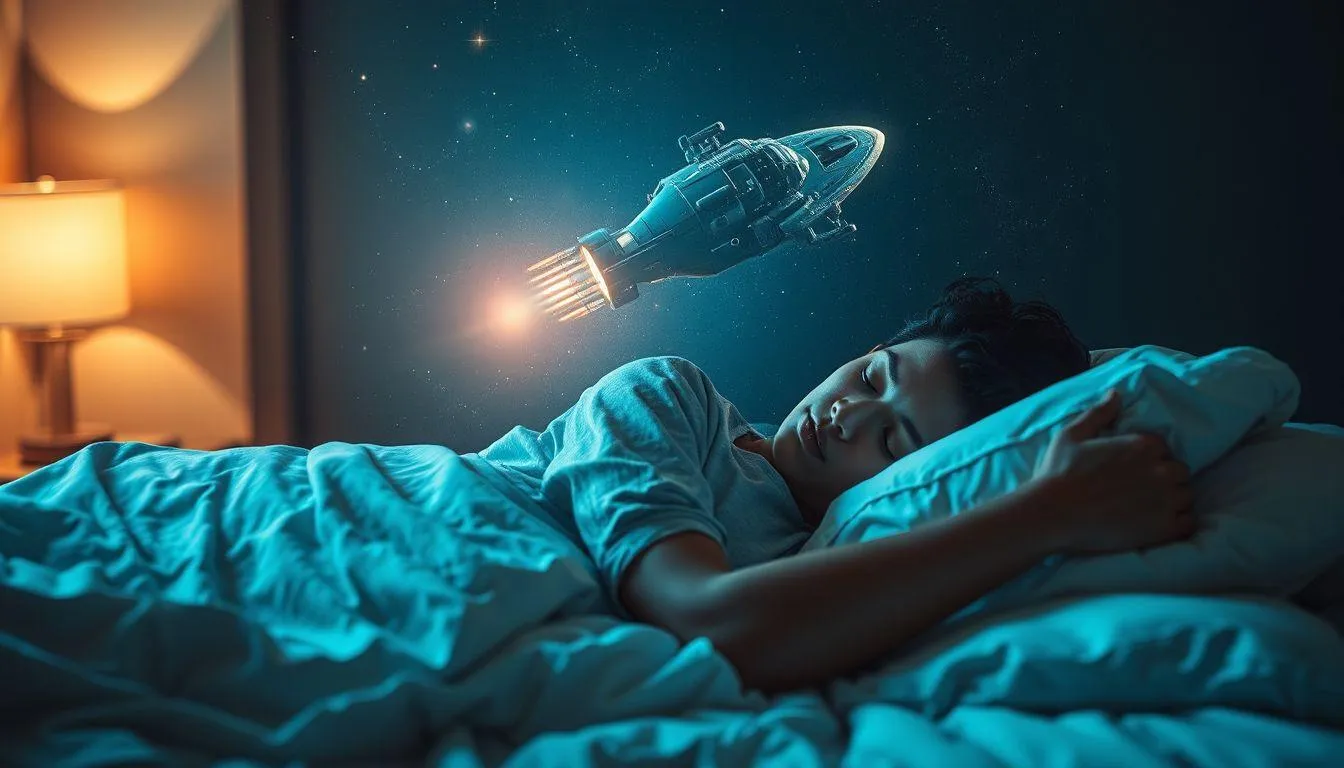 Pengaruh Kondisi Hidup terhadap Mimpi Pesawat Luar Angkasa (c) Ilustrasi AI