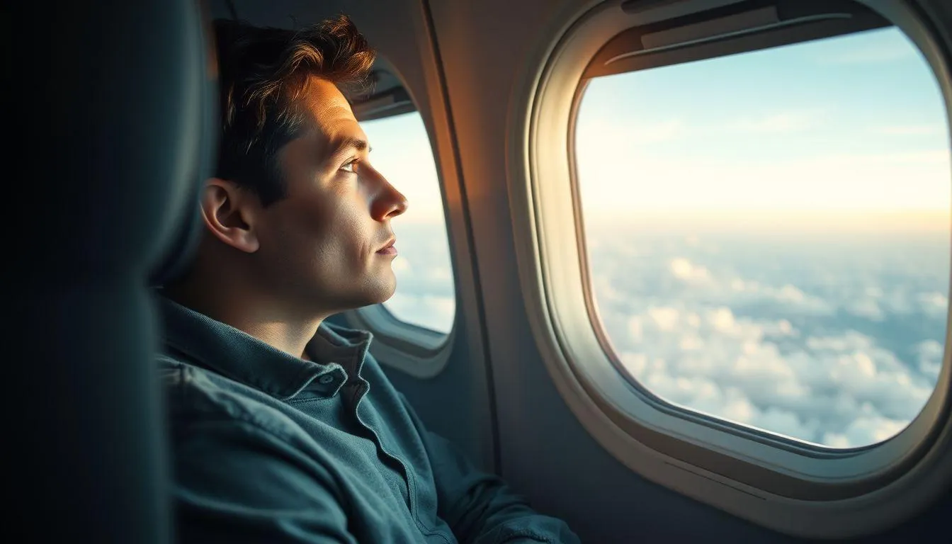 Makna Psikologis Mimpi Naik Pesawat Pertama Kali (c) Ilustrasi AI