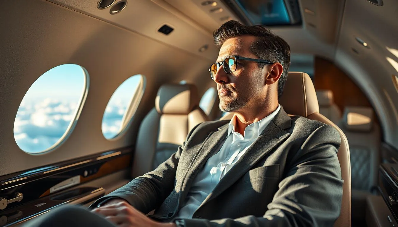 Pengertian dan Makna Dasar Mimpi Naik Pesawat Pribadi (c) Ilustrasi AI