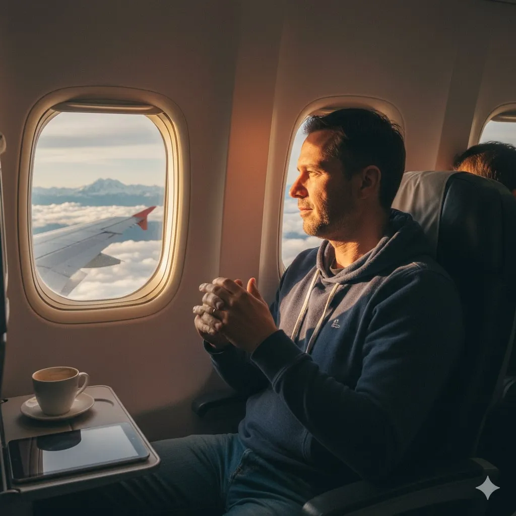 Makna Umum Mimpi Naik Pesawat Sendirian (c) Ilustrasi AI