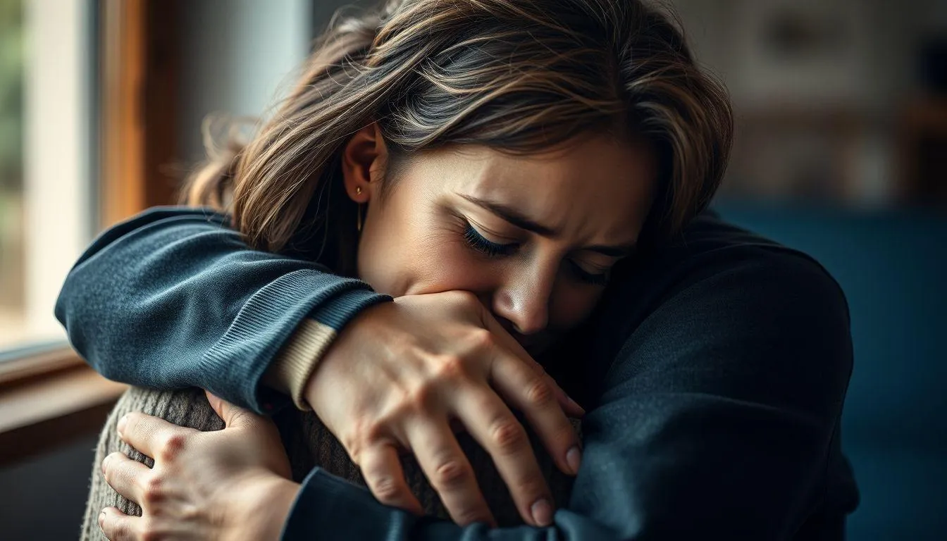 Makna Psikologis dari Mimpi Orang Menangis di Pelukan Kita (c) Ilustrasi AI