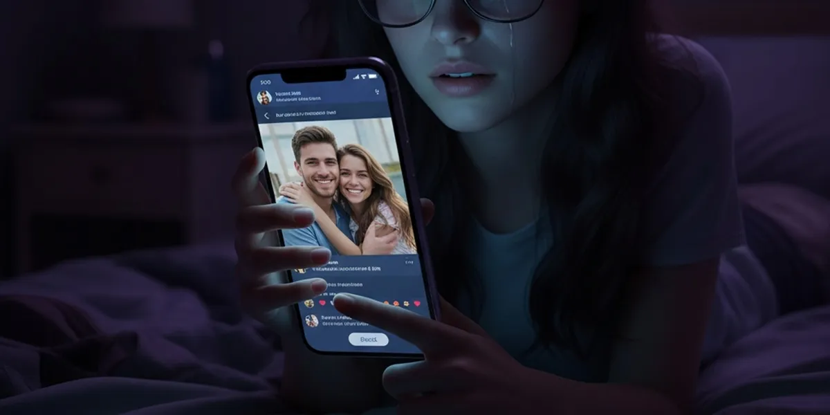Interpretasi Psikologis Mimpi Pacar Selingkuh di Sosmed (c) Ilustrasi AI